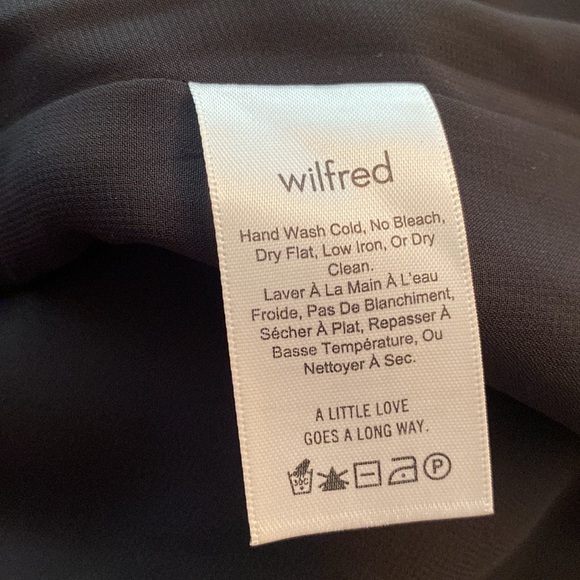 Aritzia Wilfred Créneau Slip Dress size 2 black - Picture 9 of 16